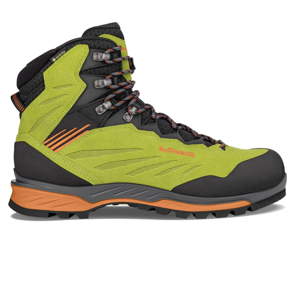 Lowa bota montaña cuero hombre CADIN II GORE TEX MID lateral exterior