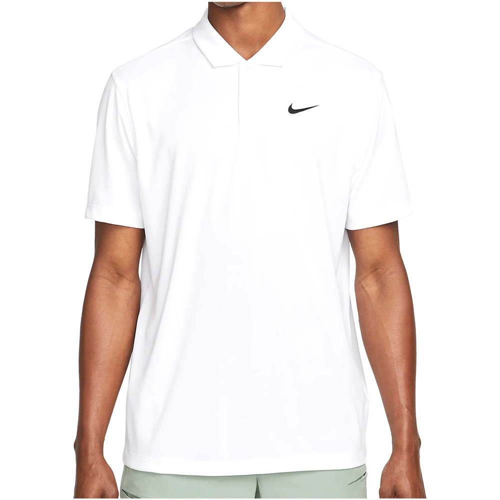 Df polo solid polo tenis manga corta hombre Blanco (XL)