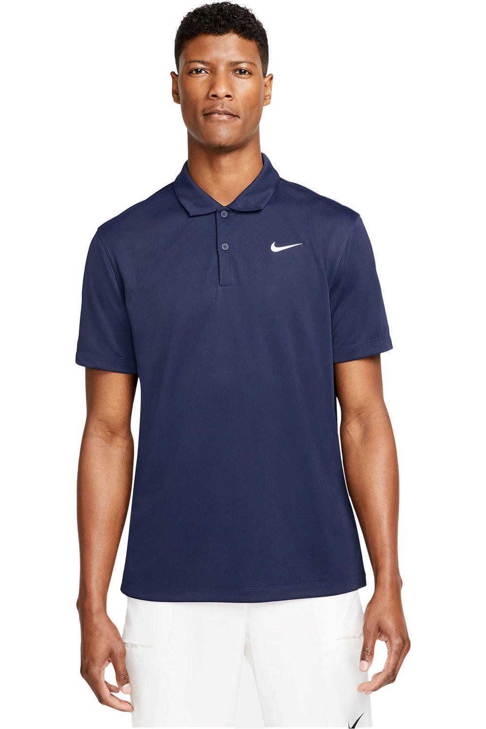 Nike polo tenis manga corta hombre DF POLO SOLID vista frontal