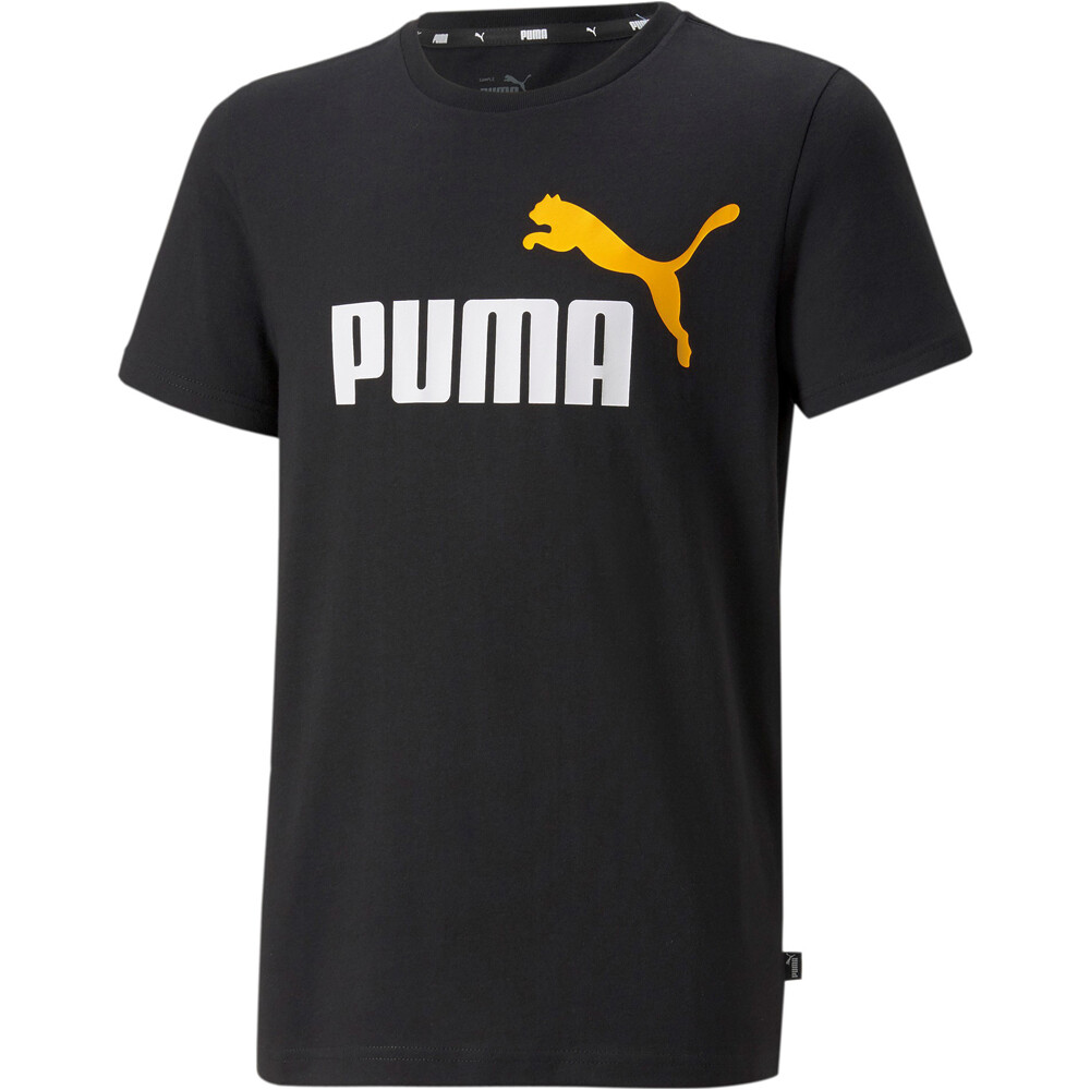 Puma camiseta manga corta niño ESS+ 2 COL LOGO TEE vista frontal