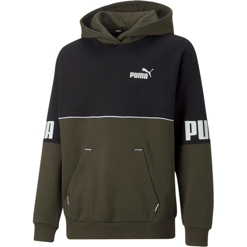 Puma sudadera niño PUMA POWER COLORBLOC vista frontal