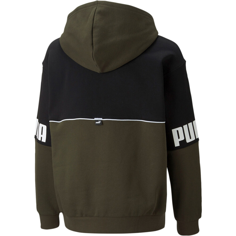 Puma sudadera niño PUMA POWER COLORBLOC vista trasera