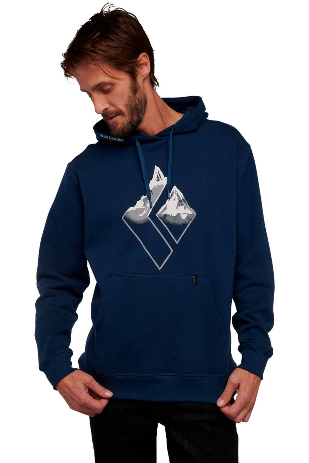 Black Diamond Sudaderas Montaña Hombre MOUNTAIN LOGO HOODY vista frontal