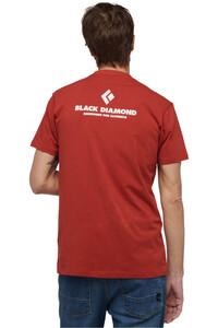 Black Diamond camiseta montaña manga corta hombre SS EQUIPMNT FOR ALPINIST TEE vista trasera