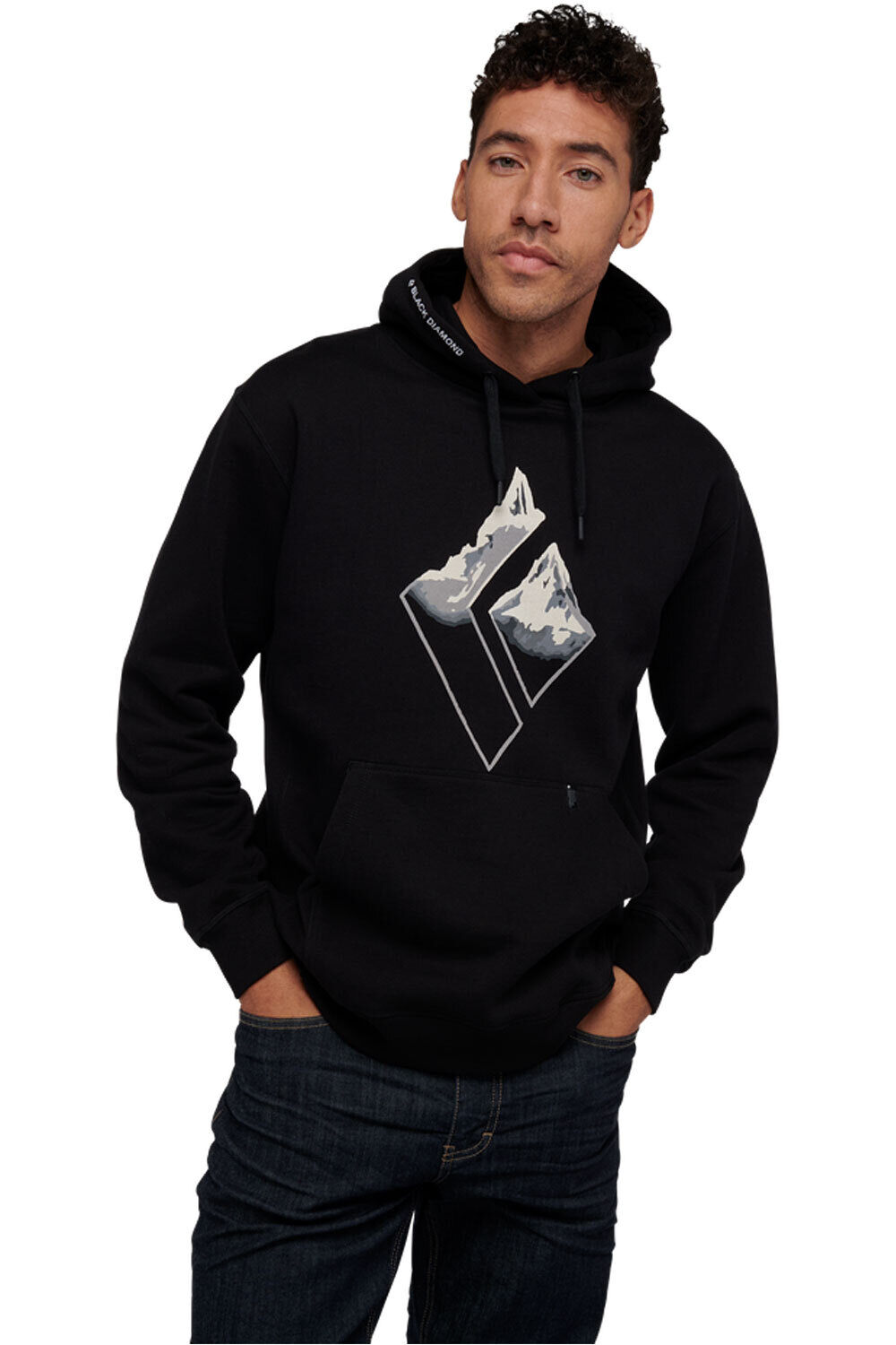 Black Diamond Sudaderas Montaña Hombre MOUNTAIN LOGO HOODY vista frontal