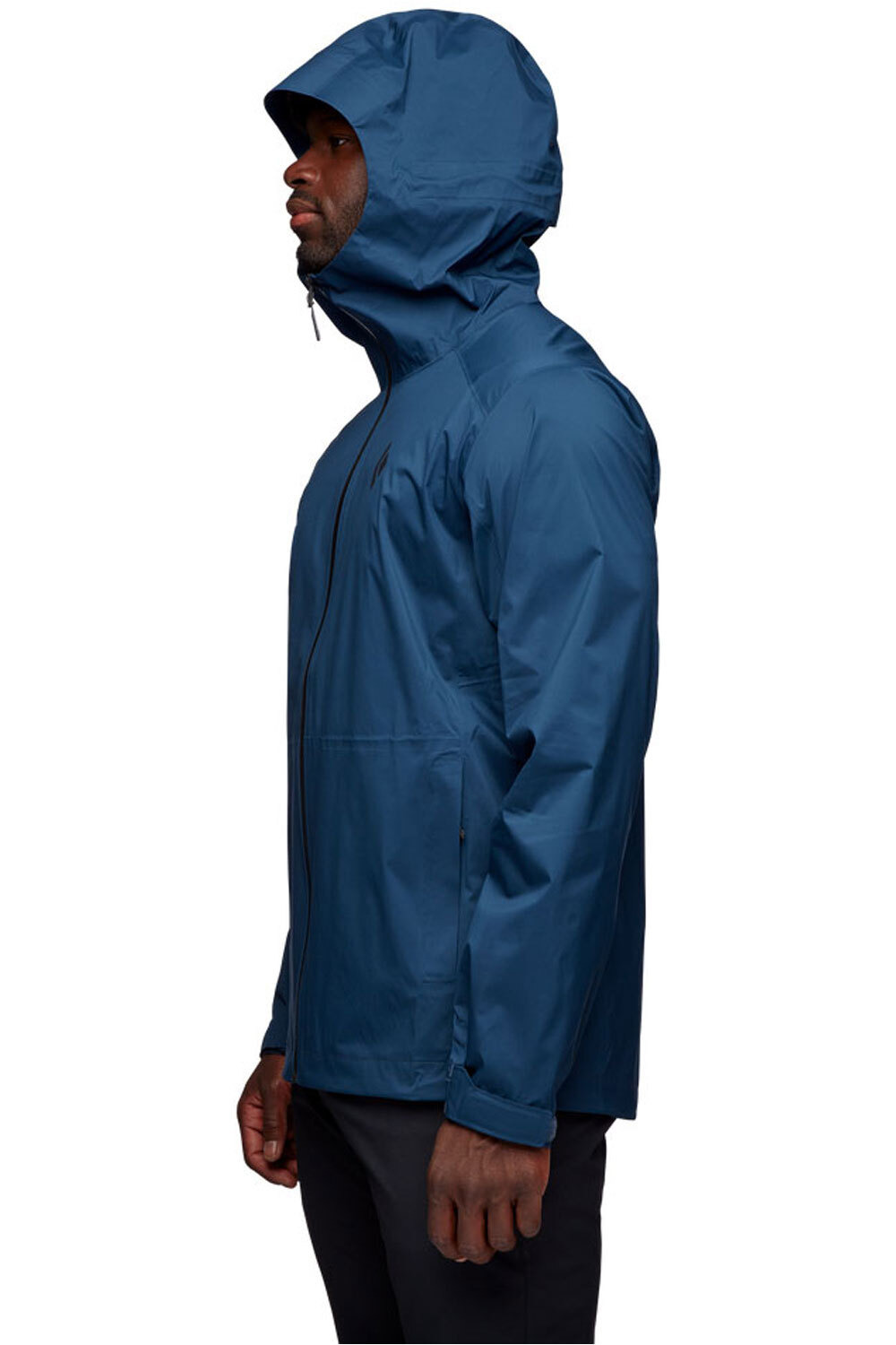 Black Diamond chaqueta impermeable hombre STORMLINE STRETCH RAIN SHELL vista detalle