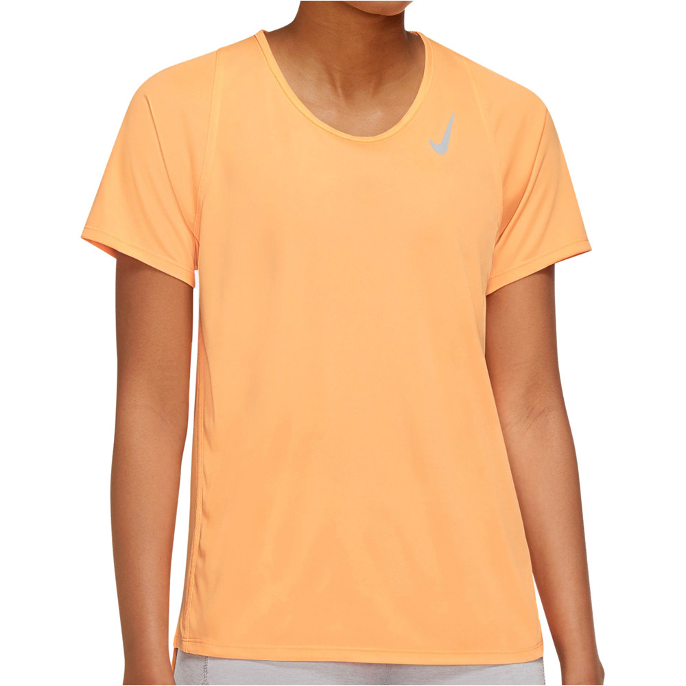 Nike camiseta entrenamiento manga corta mujer RACE TOP SS vista detalle