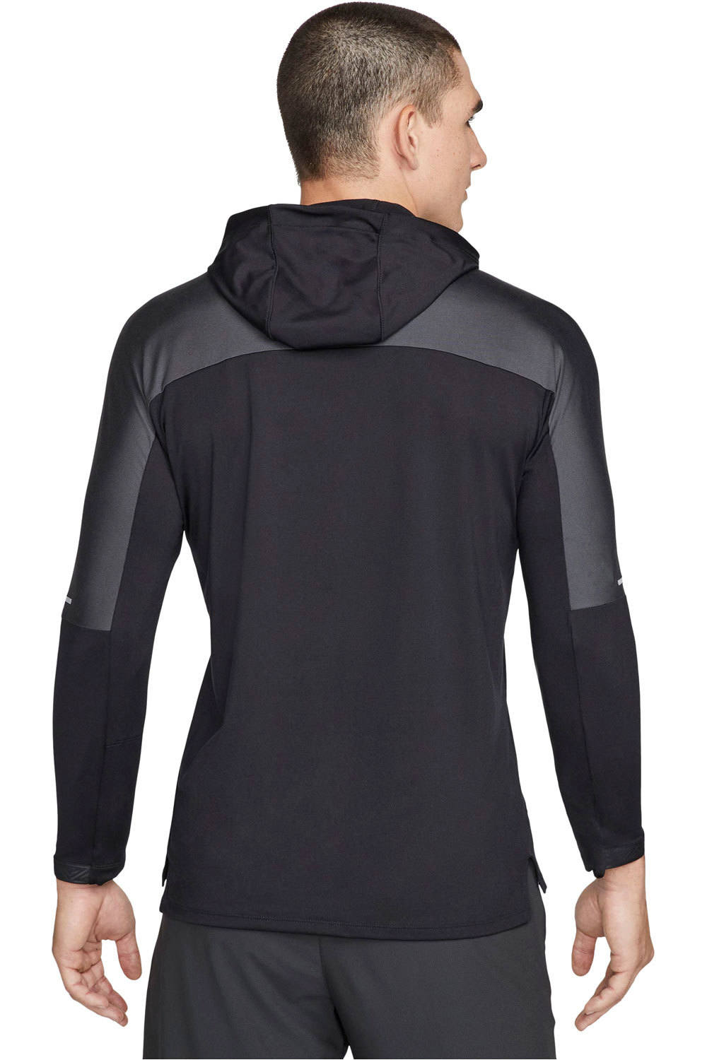 Nike camisetas trail running manga larga hombre DF TRAIL HOODIE GX vista trasera