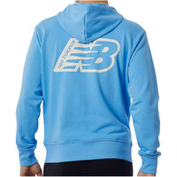 New Balance sudadera hombre ESSENTIALS FLEECE vista trasera