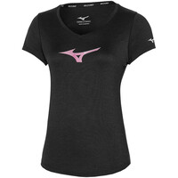 Mizuno camiseta entrenamiento manga corta mujer IMPUSLE CORE RB TEE vista frontal