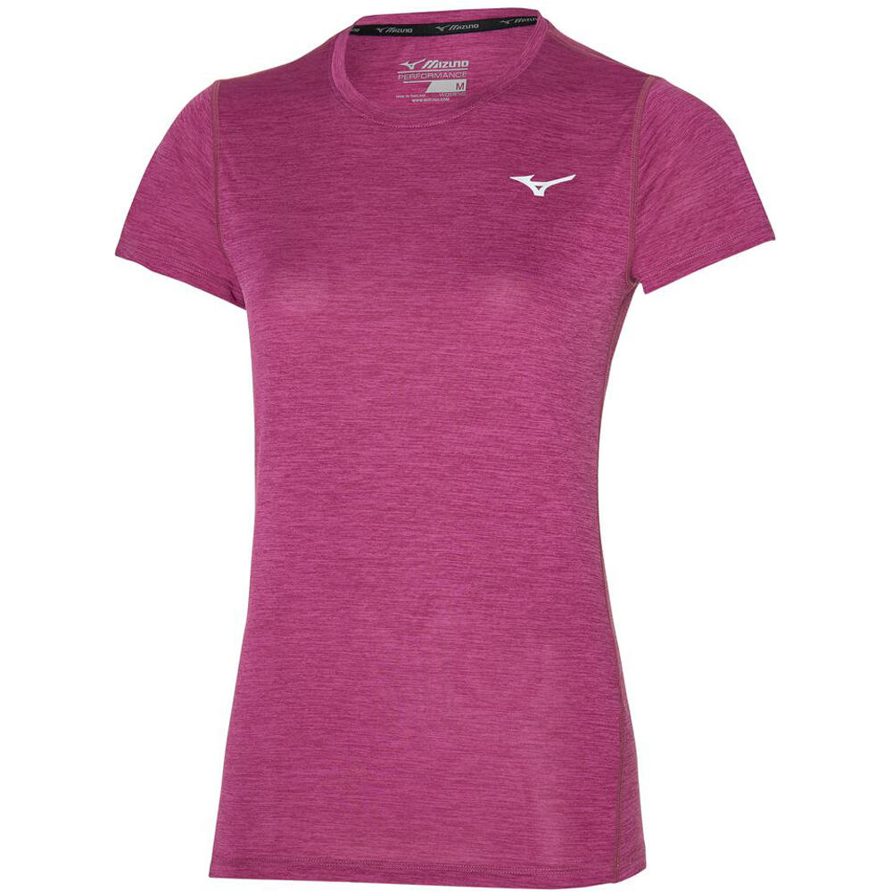 Mizuno camiseta entrenamiento manga corta mujer IMPULSE CORE TEE vista frontal