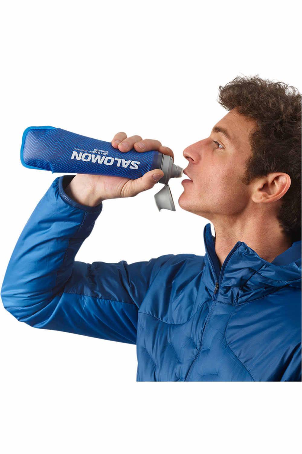 Soft flask 400 ml standard insulated 42 mm botes Azul (UNICA)