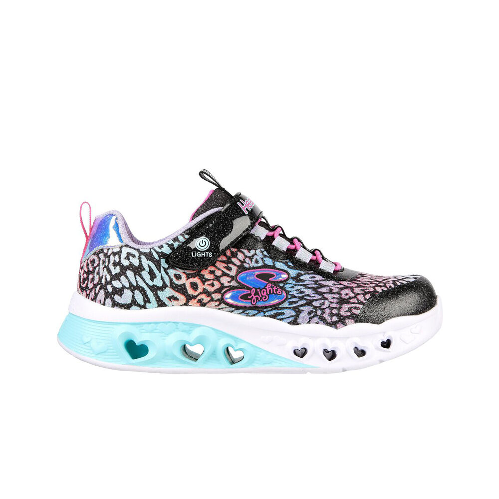 Skechers zapatilla moda niño FLUTTER HEART LIGHTS-LOVES lateral exterior