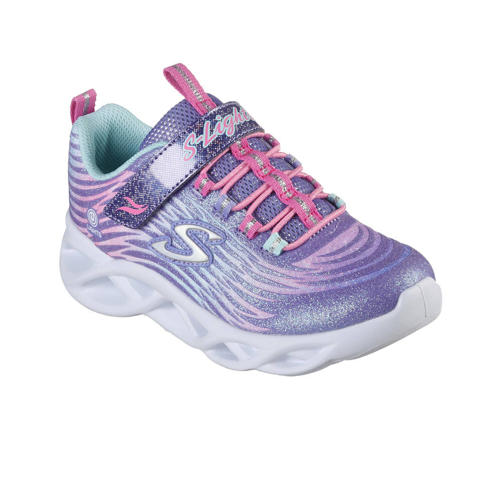 Skechers zapatilla moda niño TWISTY BRIGHTS-MYSTICAL BLISS lateral interior