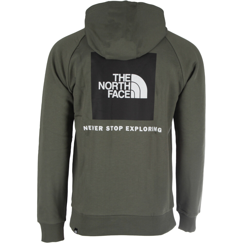 The North Face sudadera hombre RAGLAN REDBOX HOODIE vista trasera