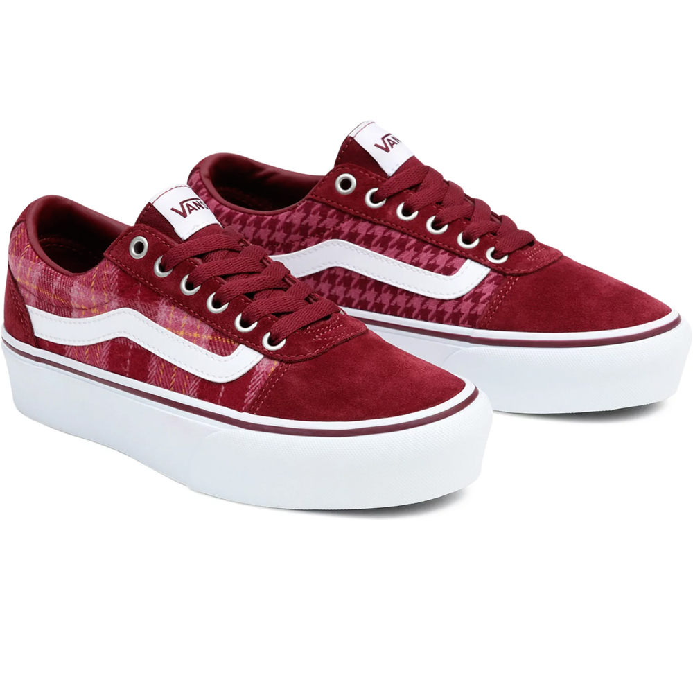 Vans zapatilla moda mujer WARD PLATFORM vista trasera