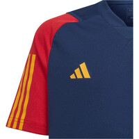 adidas camiseta entrenamiento niño ESPAA 22 TR JSY Y MNRO vista trasera