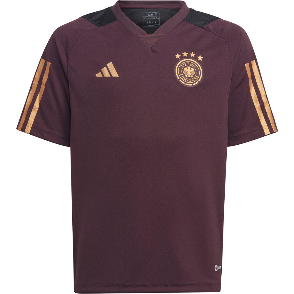 adidas camiseta entrenamiento niño ALEMANIA 22 TRAINING vista frontal