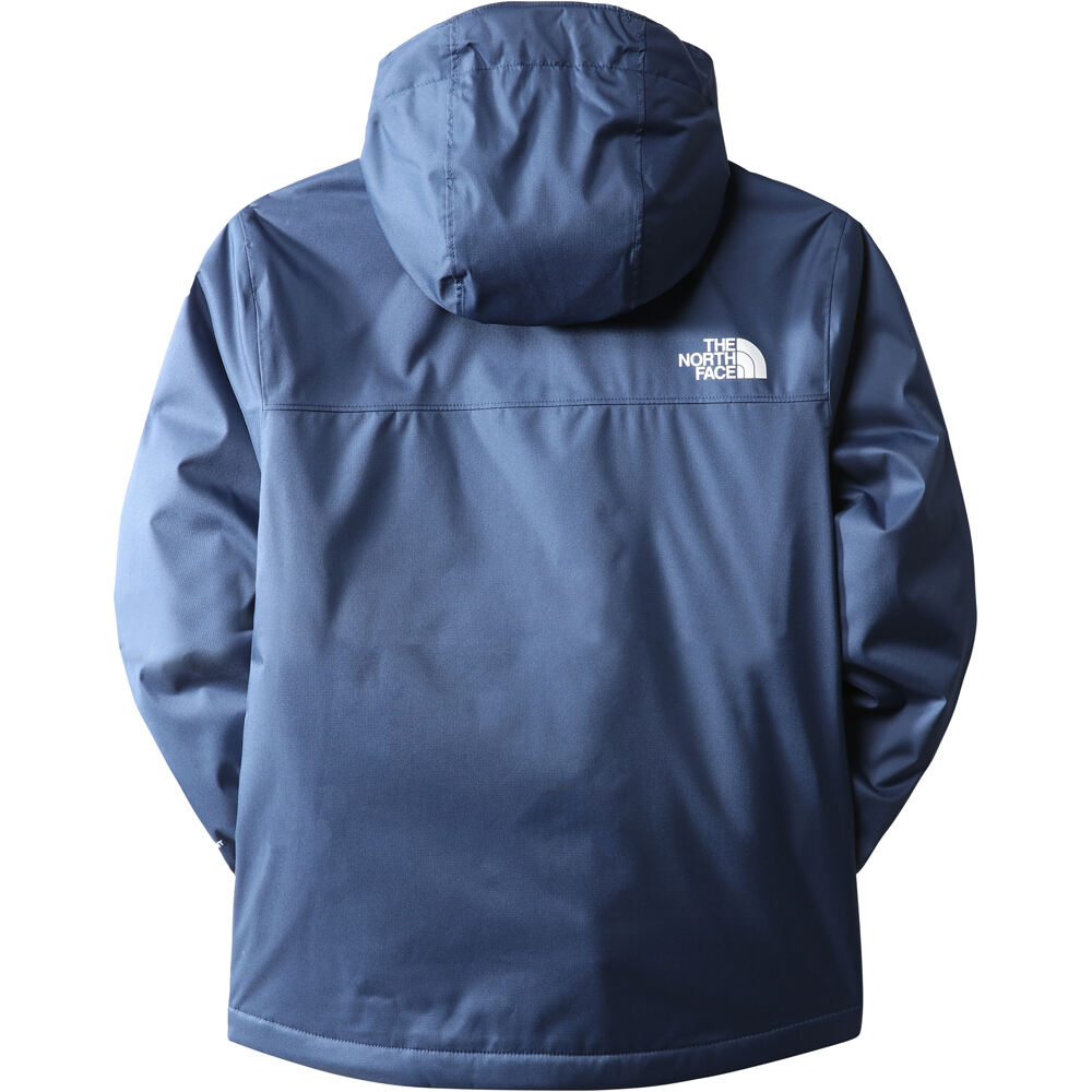 The North Face chaqueta impermeable niño WARM STORM RAIN JACKET vista trasera