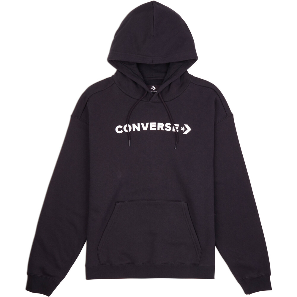 Converse sudadera mujer WORDMARK OVERSIZED FLEECE HOODIE vista frontal