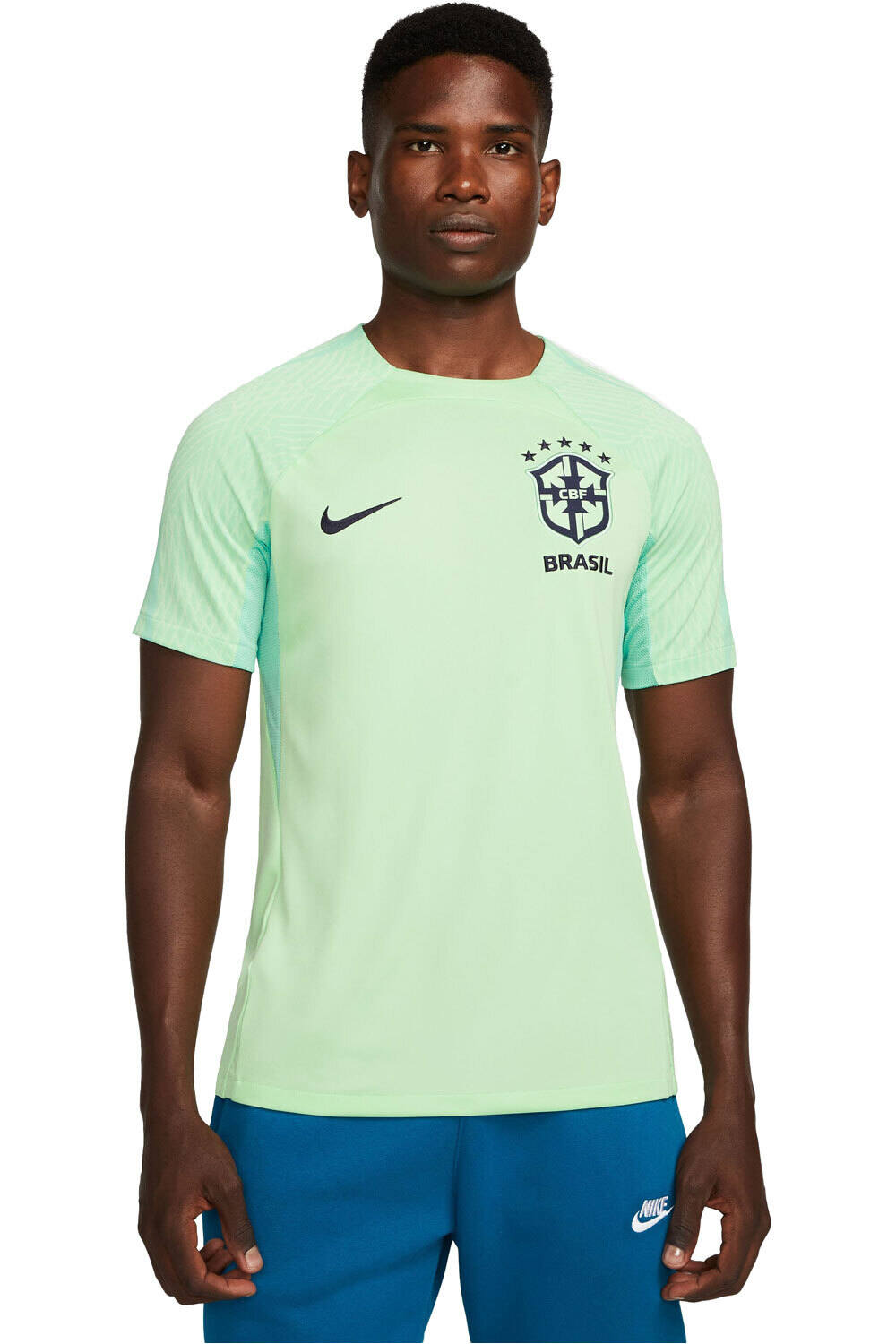 Nike camiseta de fútbol oficiales CAMISETA ENTRENAMIENTO BRASIL 2022 vista frontal