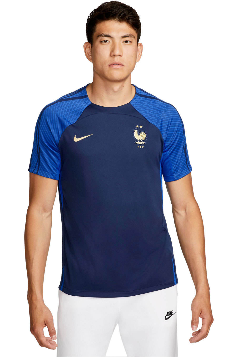 Nike camiseta de fútbol oficiales CAMISETA ENTRENAMIENTO FRANCIA 2022 vista frontal