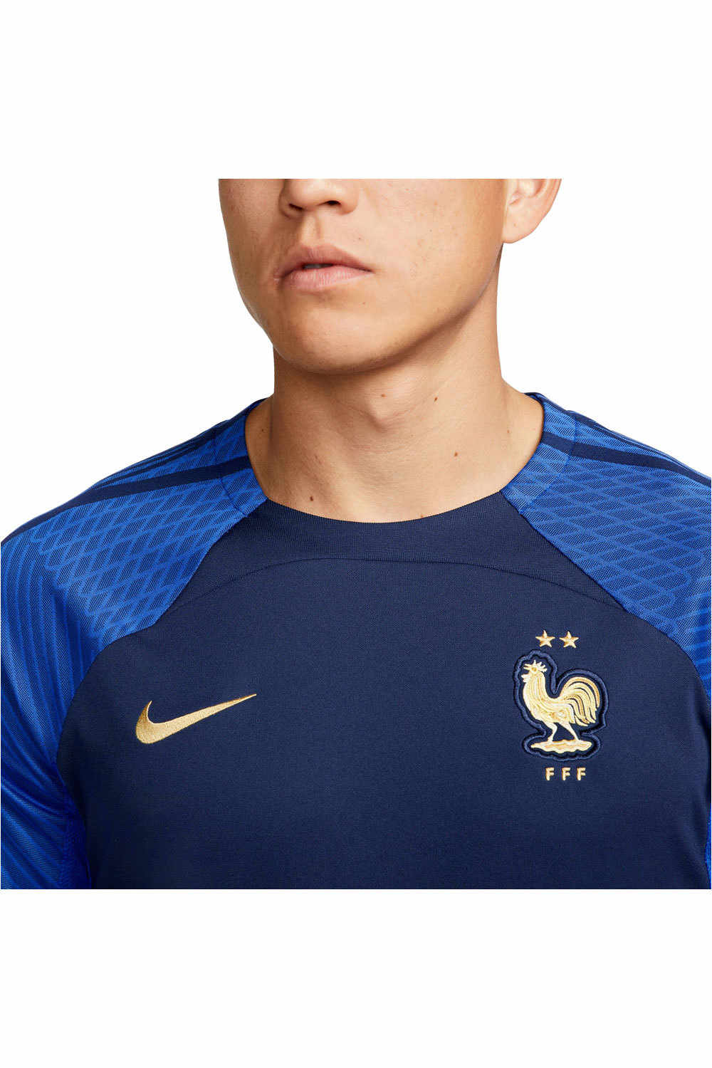 Nike camiseta de fútbol oficiales CAMISETA ENTRENAMIENTO FRANCIA 2022 vista detalle