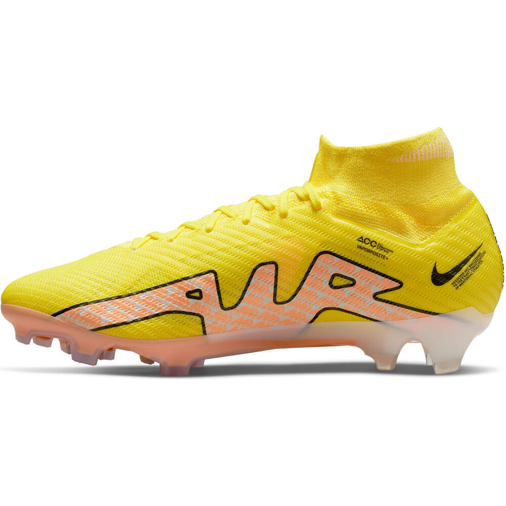 Nike botas de futbol cesped artificial MERCURIAL ZOOM SUPERFLY 9 ELITE lateral interior