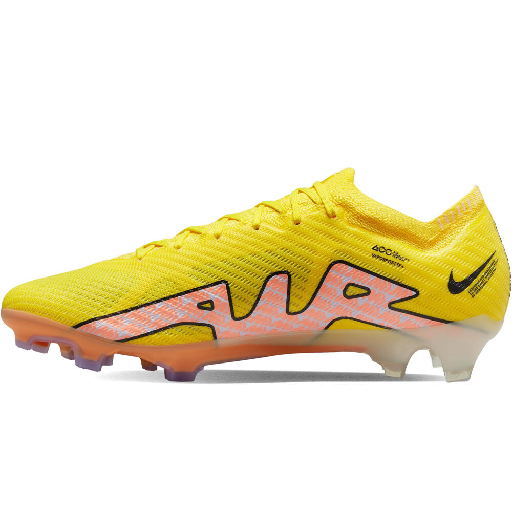 Nike botas de futbol cesped artificial MERCURIAL ZOOM VAPOR 15 ELITE FG lateral interior