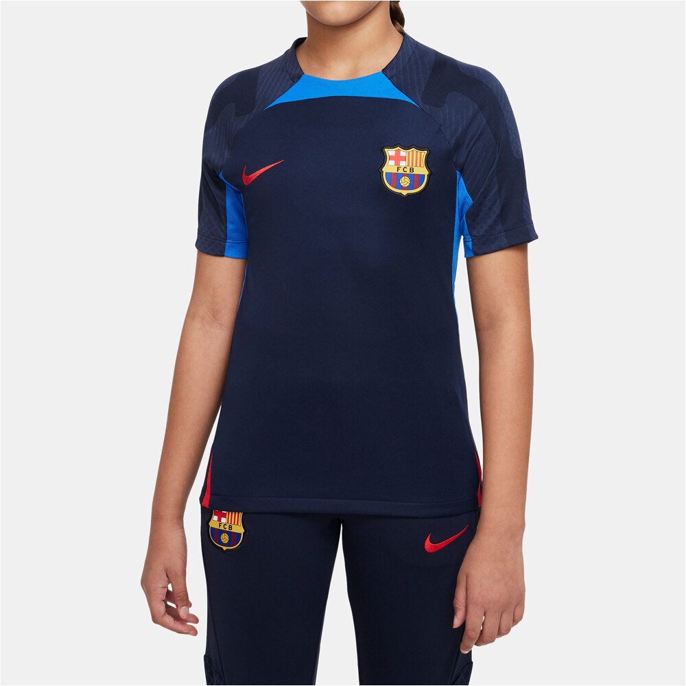 Nike camiseta entrenamiento niño BARCELONA 23 STRIKE TOP 04