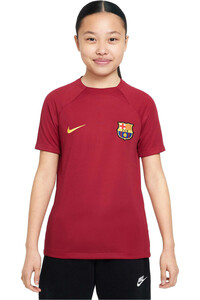 Nike camiseta entrenamiento niño BARCELONA 23 TOP K vista frontal