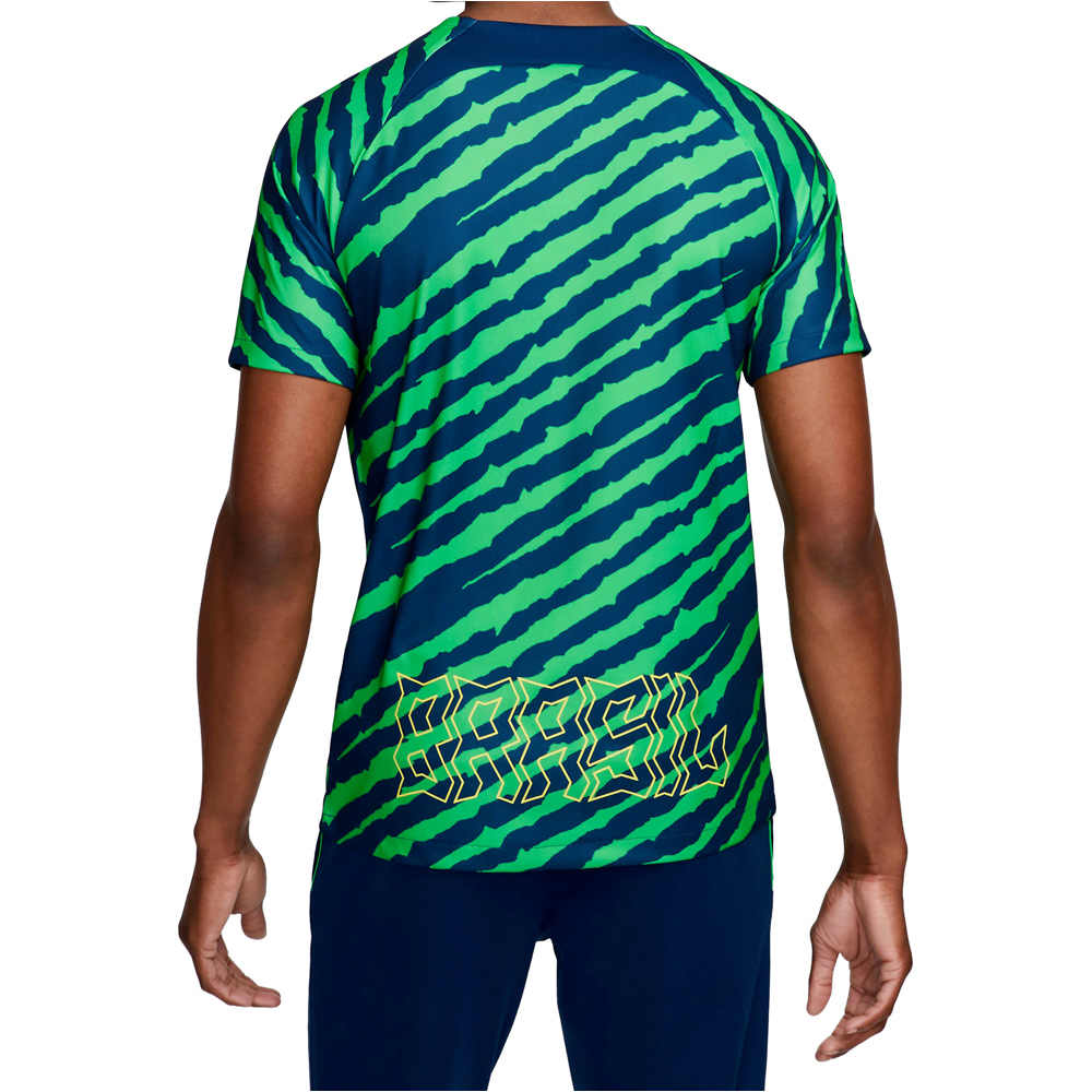 Nike camiseta de fútbol oficiales CAMISETA CALENTAMIENTO BRASIL 2022 06