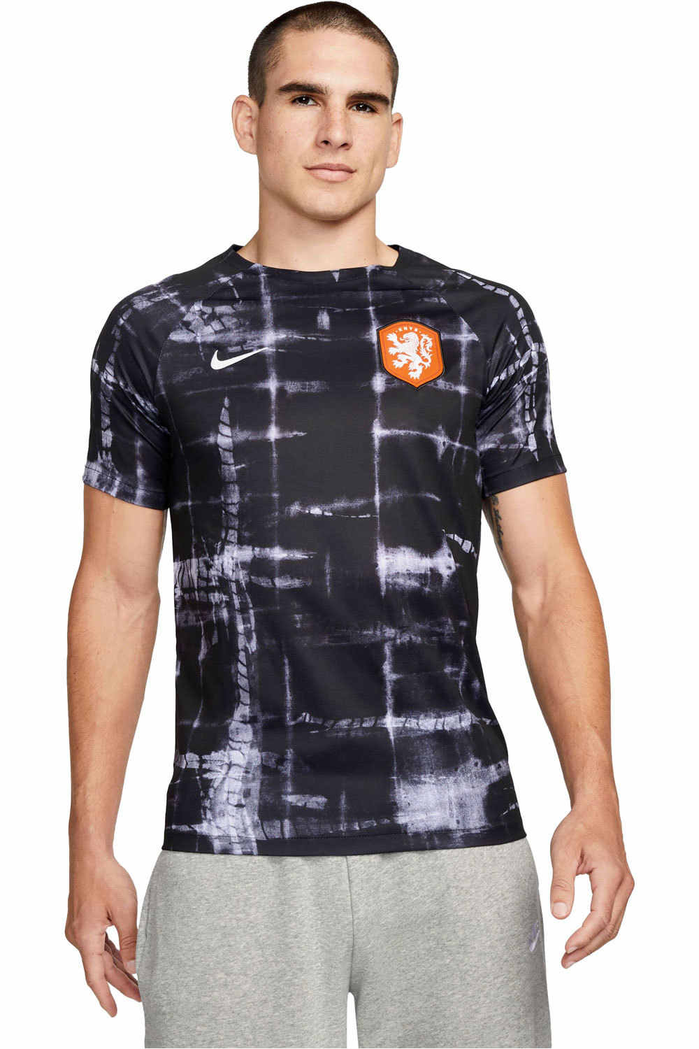 Nike camiseta de fútbol oficiales CAMISETA CALENTAMIENTO HOLANDA 2022 vista frontal