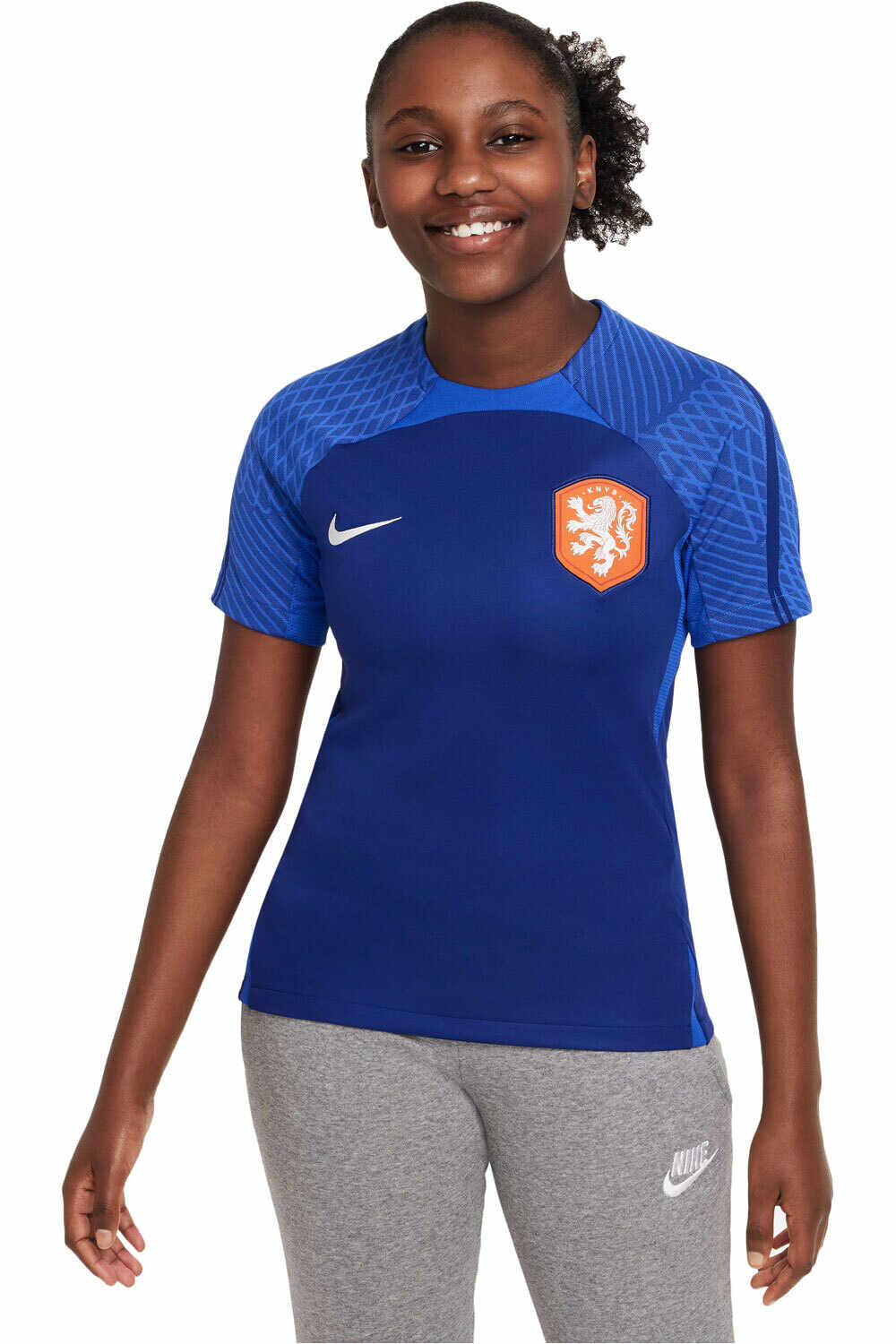 Nike camiseta entrenamiento niño HOLANDA 22 STRIKE TOP vista frontal