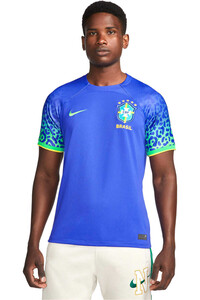 Nike camiseta de fútbol oficiales CAMISETA BRASIL SEGUNDA EQUIPACION 2022 vista frontal