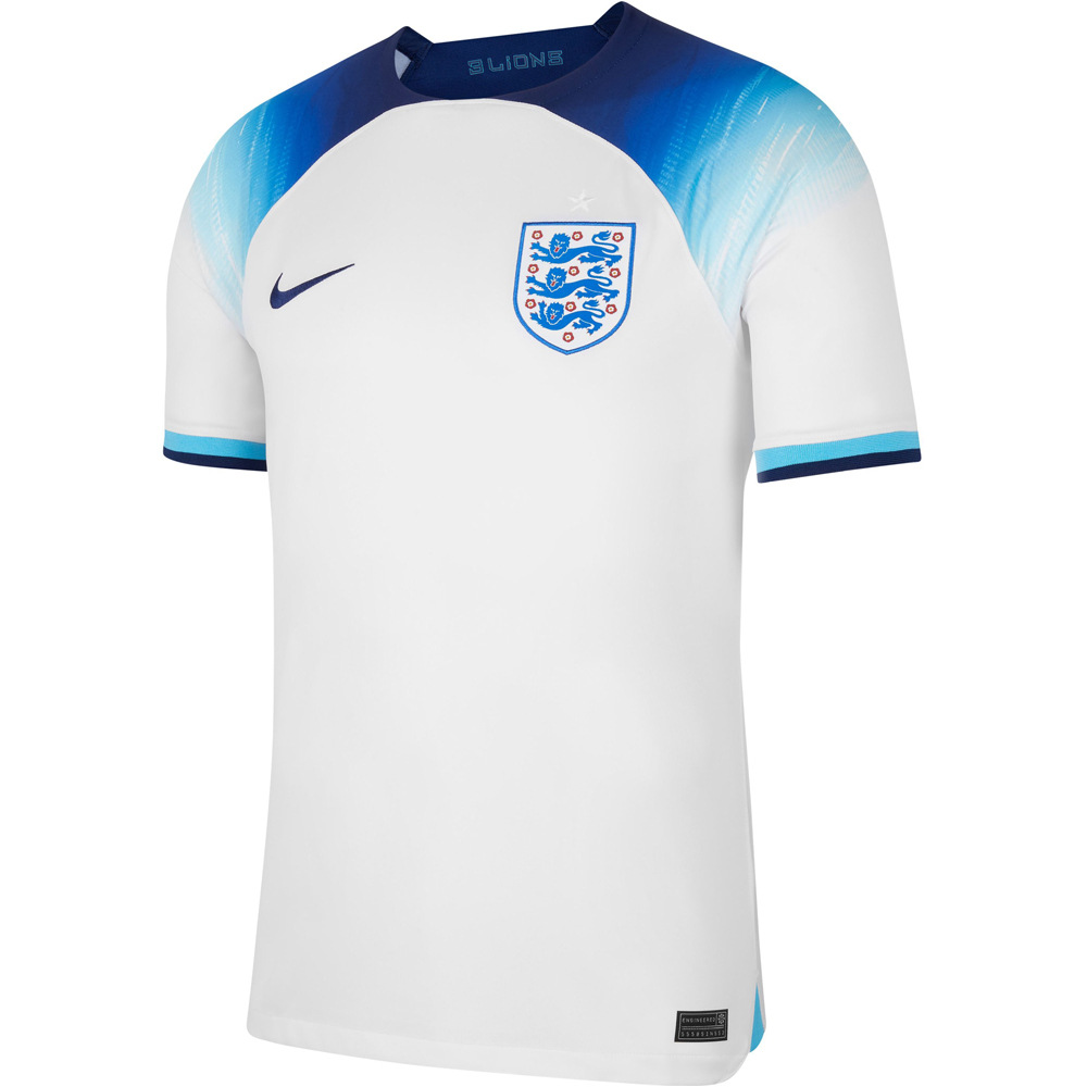 Nike camiseta de fútbol oficiales CAMISETA INGLATERRA PRIMERA EQUIPACION 2022 04