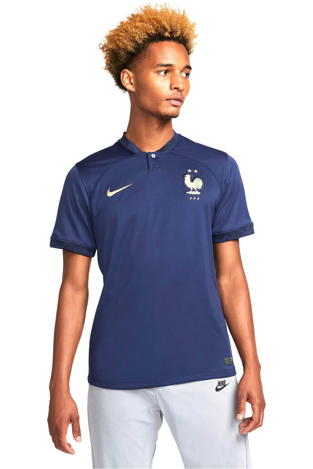 Nike camiseta de fútbol oficiales CAMISETA FRANCIA PRIMERA EQUIPACION 2022 vista frontal