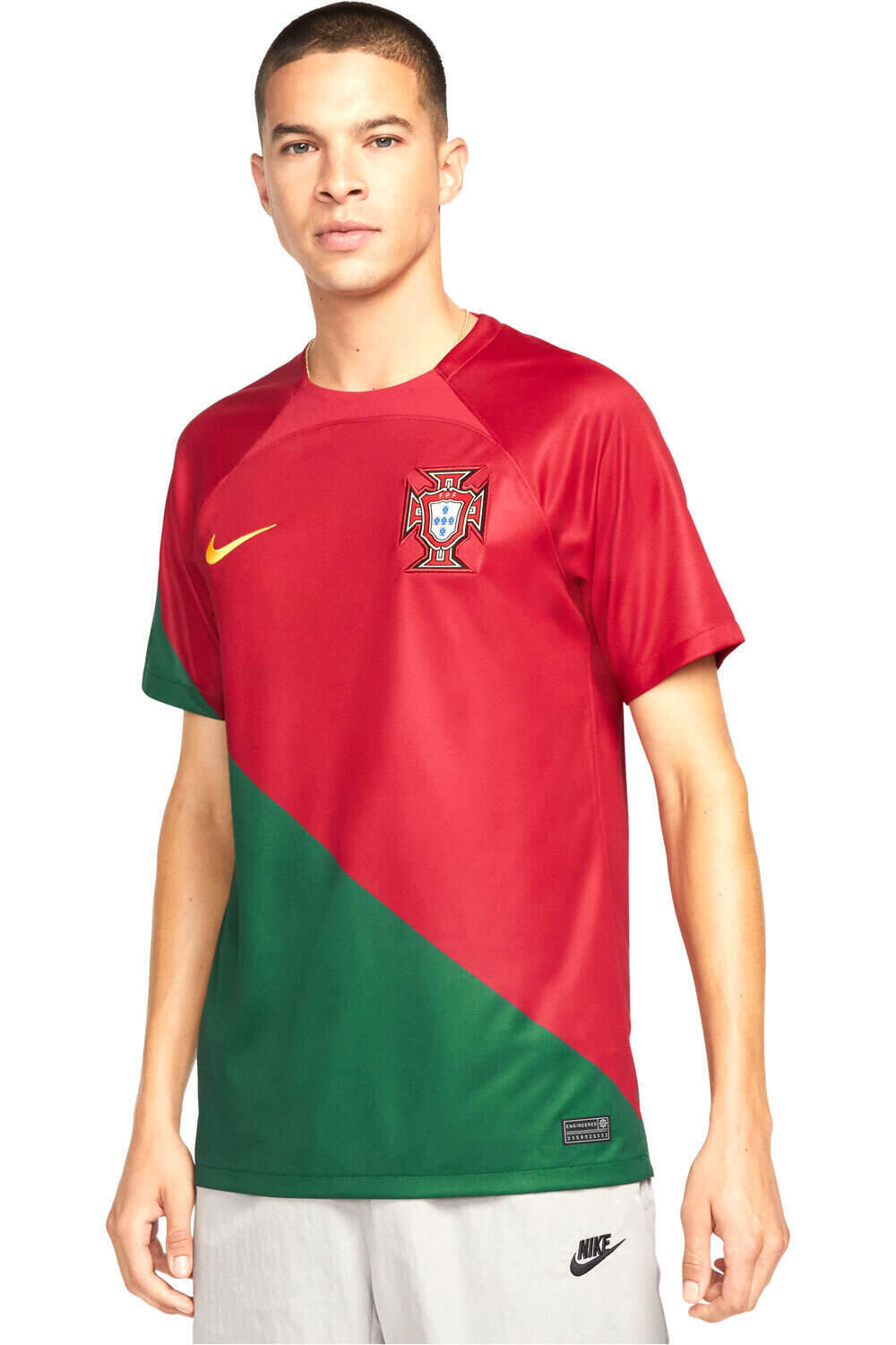 Nike camiseta de fútbol oficiales CAMISETA PORTUGAL PRIMERA EQUIPACION 2022 vista frontal