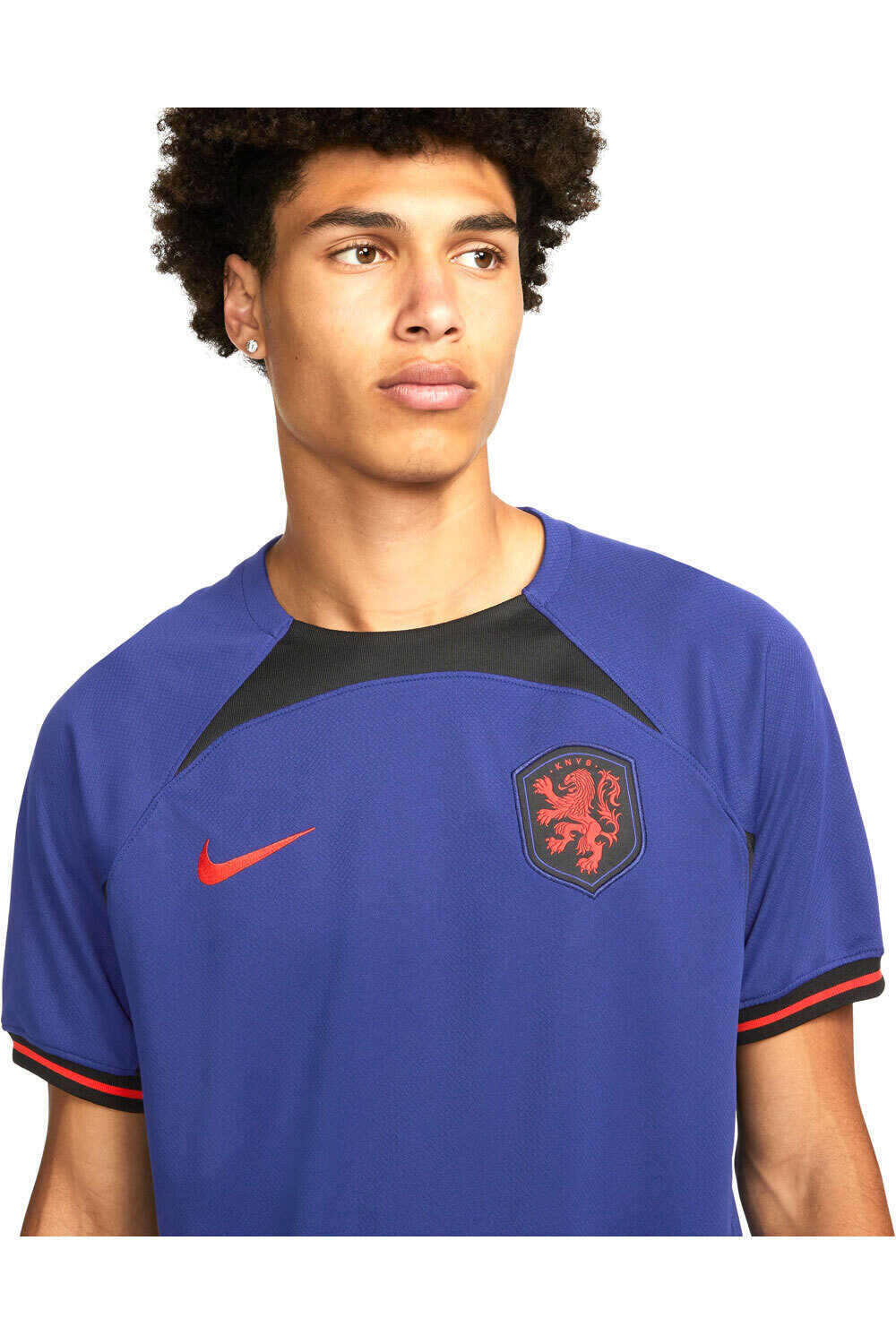 Nike camiseta de fútbol oficiales CAMISETA HOLANDA SEGUNDA EQUIPACION 2022 vista detalle