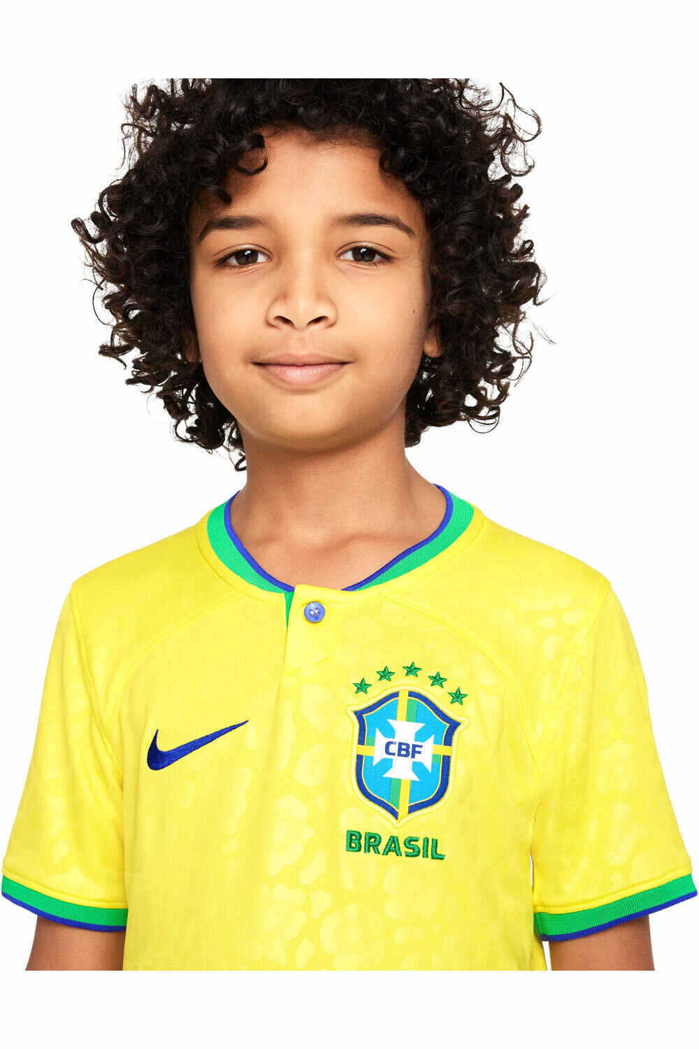 Nike camiseta de fútbol oficiales niño CAMISETA BRASIL INFANTIL PRIMERA EQUIPACION 2022 vista detalle