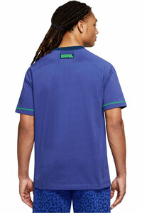 Nike camiseta de fútbol oficiales BRASIL 22 TRAVEL TOP vista trasera