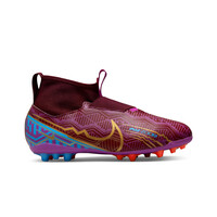 Nike botas de futbol niño cesped artificial MERCURIAL ZOOM SUPERFLY 9 ACADEMY lateral exterior