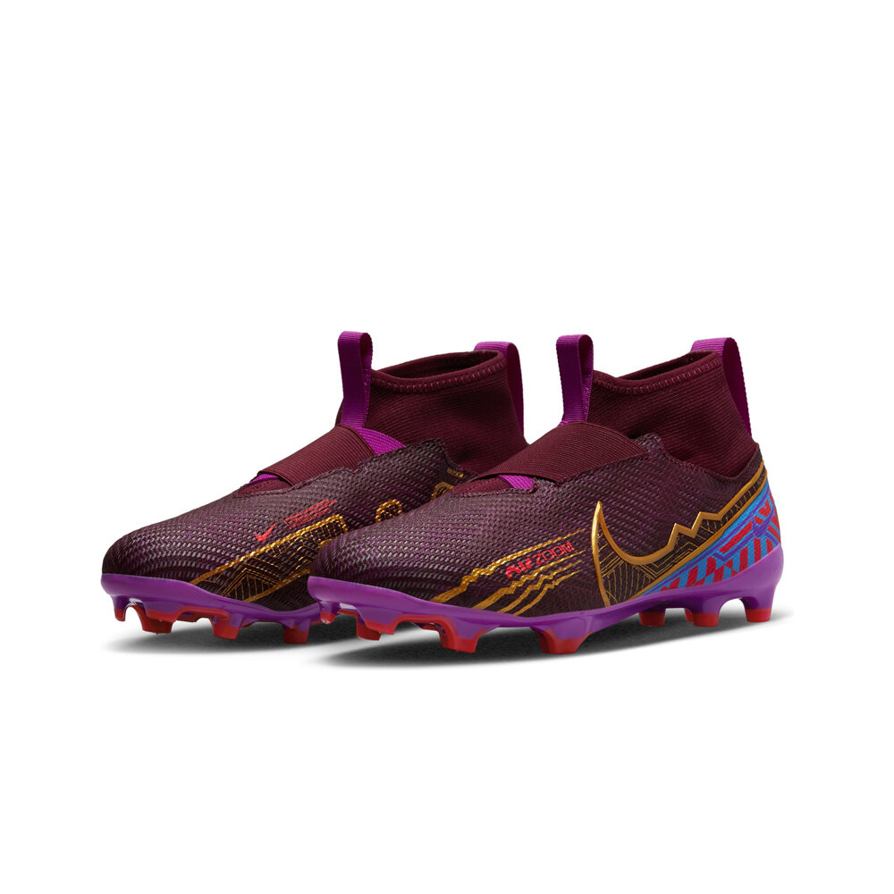 Nike botas de futbol niño cesped artificial MERCURIAL ZOOM SUPERFLY 9 PRO vista trasera