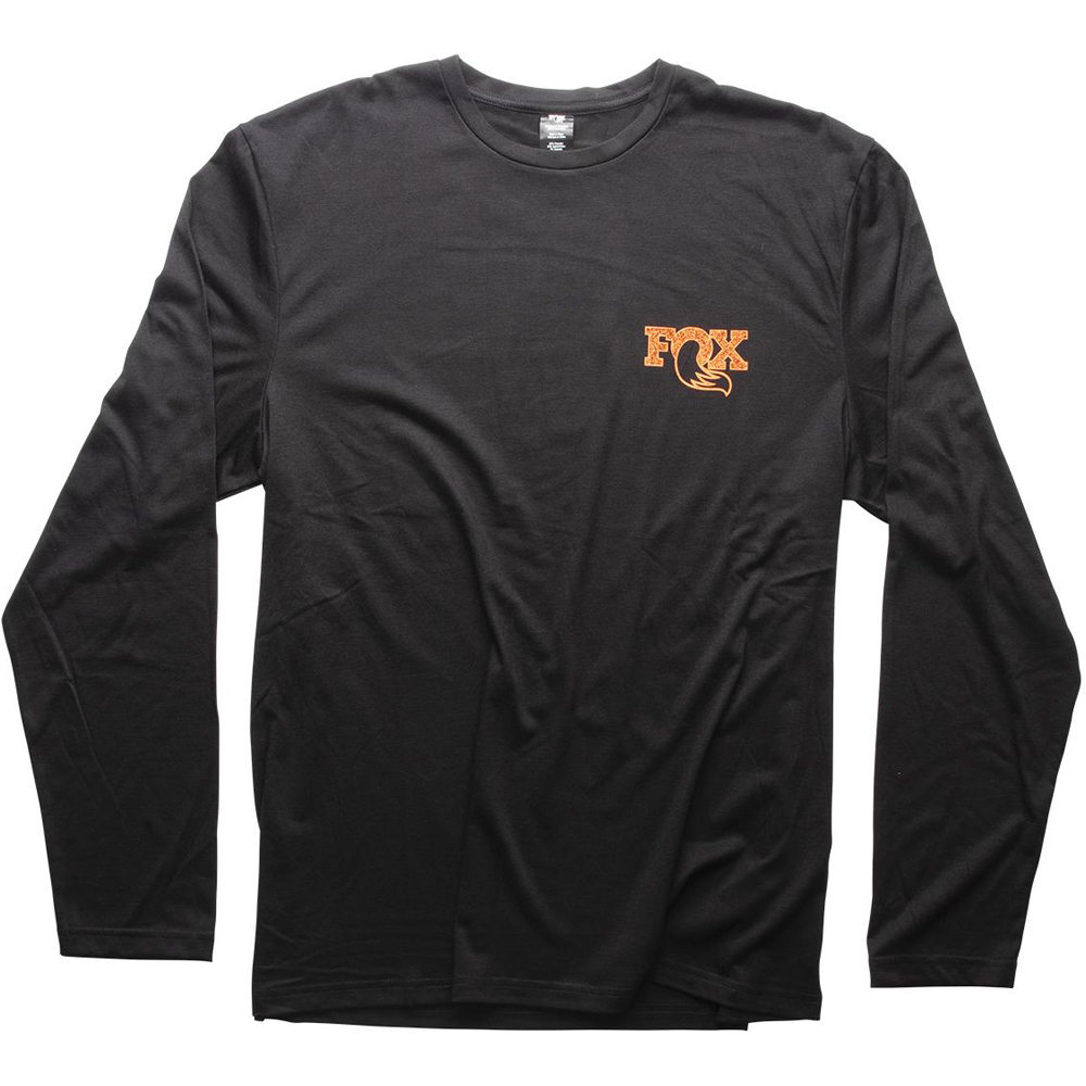 Fox Shox camiseta ciclismo hombre T-Shirt M. Larga FOX Textured vista frontal
