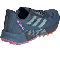 adidas zapatillas trail mujer Terrex Agravic Flow 2.0 Trail Running vista trasera