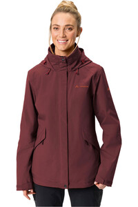 Vaude chaqueta impermeable insulada mujer ROSEMOOR 3IN1 JACKET vista frontal