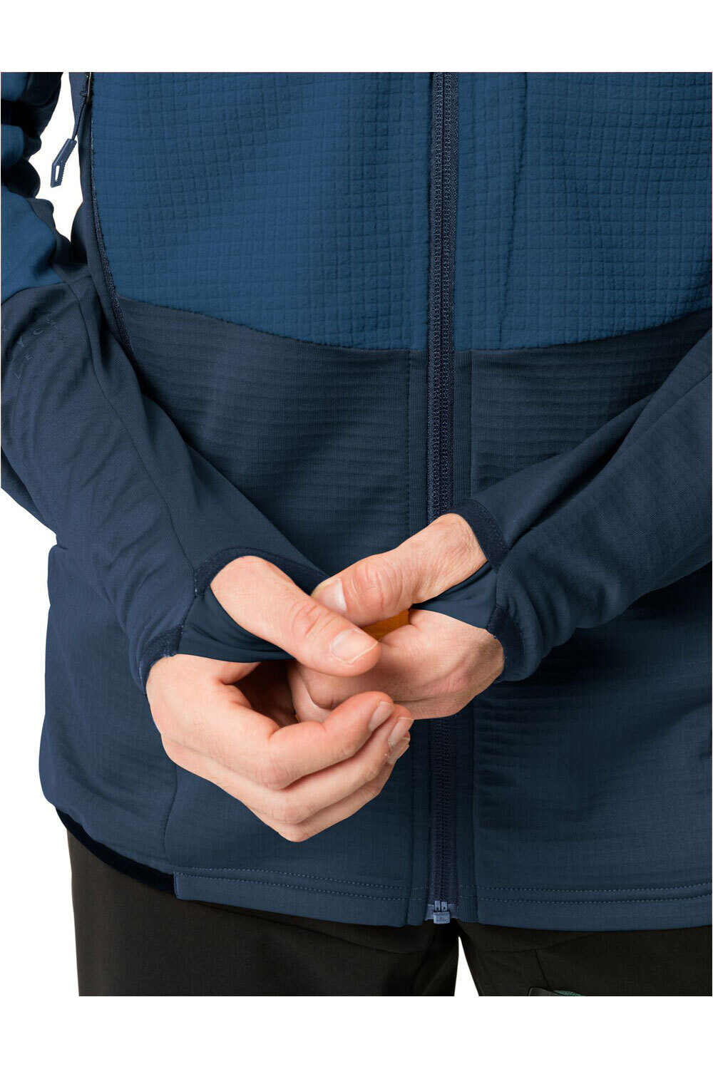 Vaude forro polar hombre MONVISO HOODED GRID FLEECE 03