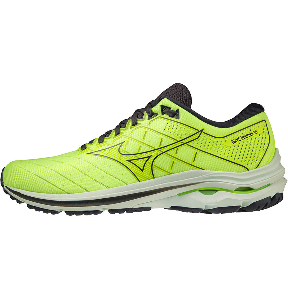 Mizuno zapatilla running hombre WAVE INSPIRE 18 lateral interior