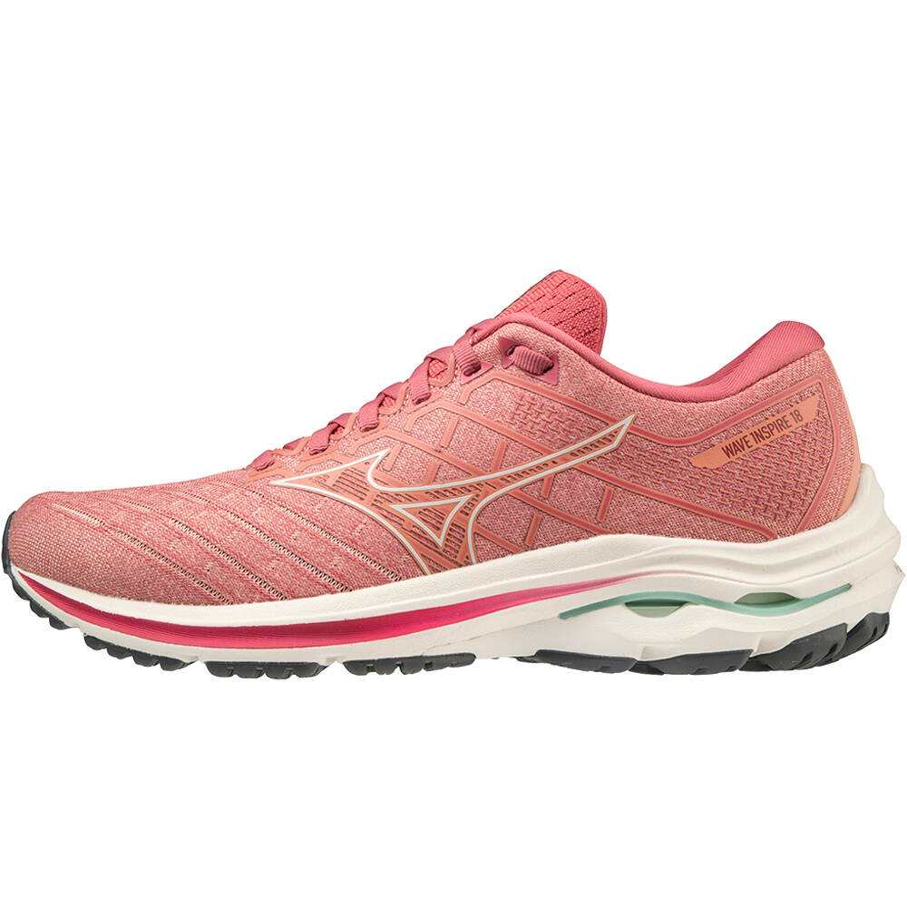 Mizuno zapatilla running mujer WAVE INSPIRE 18 (W) lateral interior