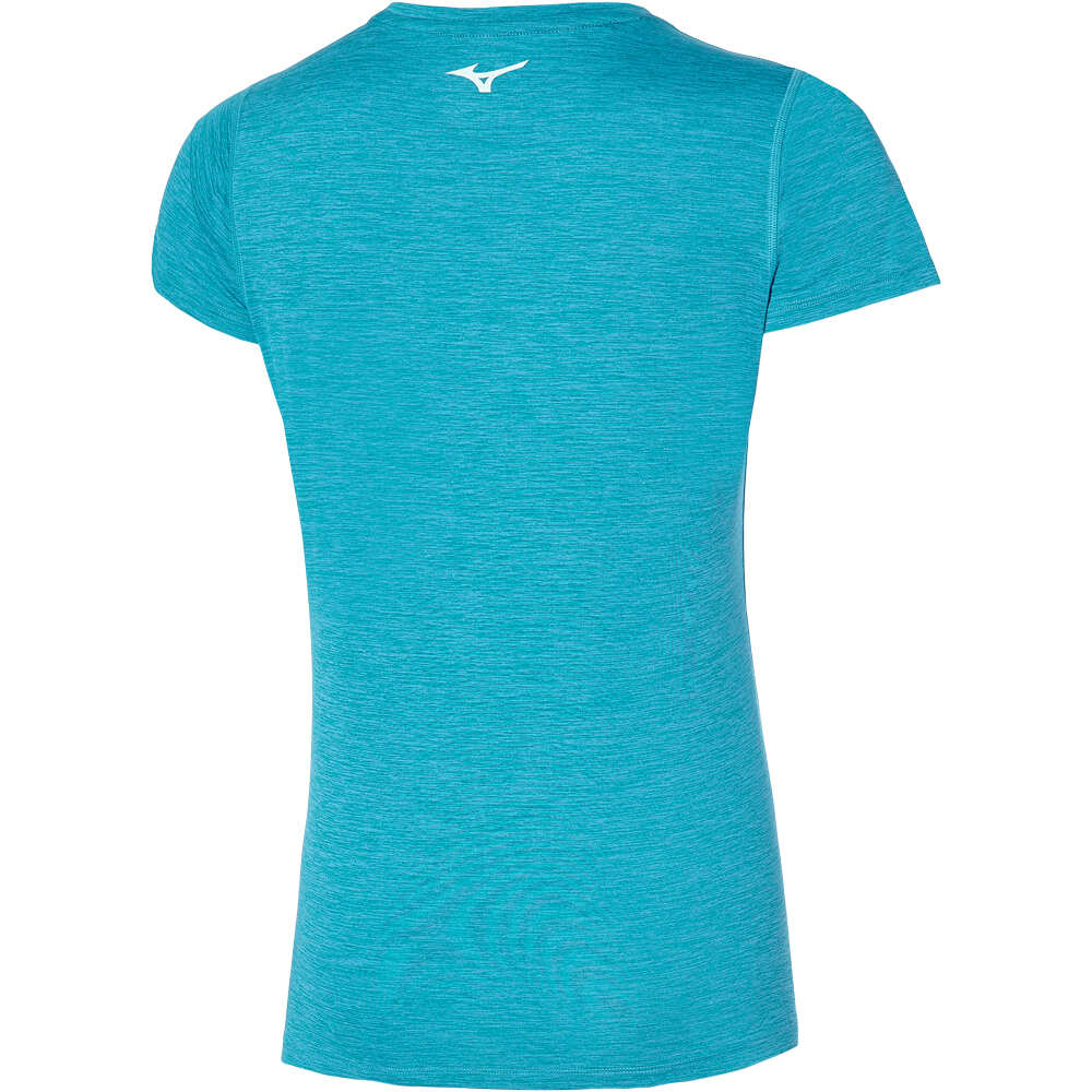 Mizuno camiseta entrenamiento manga corta mujer Impulse Core Tee (w) vista trasera